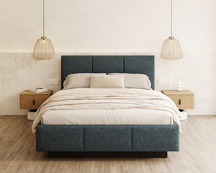 thematys Polsterbett Stauraumbett aus Velours 90x200, günstig online kaufen