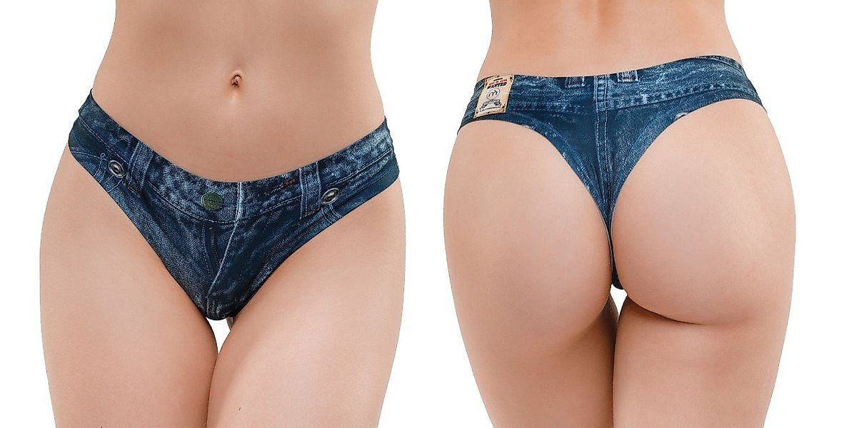 Memème Tanga Memème JEANS DARK Thong günstig online kaufen