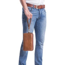 STILORD Handtasche "Richie" Kleine Handgelenktasche Leder günstig online kaufen