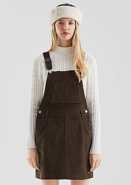 QS Minikleid Kleid Mini-Latzkleid aus Cord günstig online kaufen