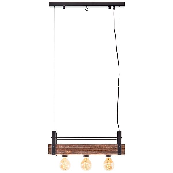 Brilliant Pendelleuchte »Bankwood«, 3 flammig, Leuchtmittel E27   ohne Leuc günstig online kaufen
