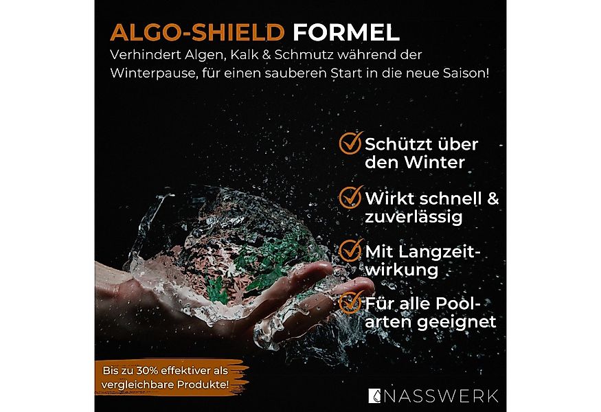 Nasswerk® Poolpflege Effektives Pool Wintermittel mit ALGO-SHIELD Formel, E günstig online kaufen