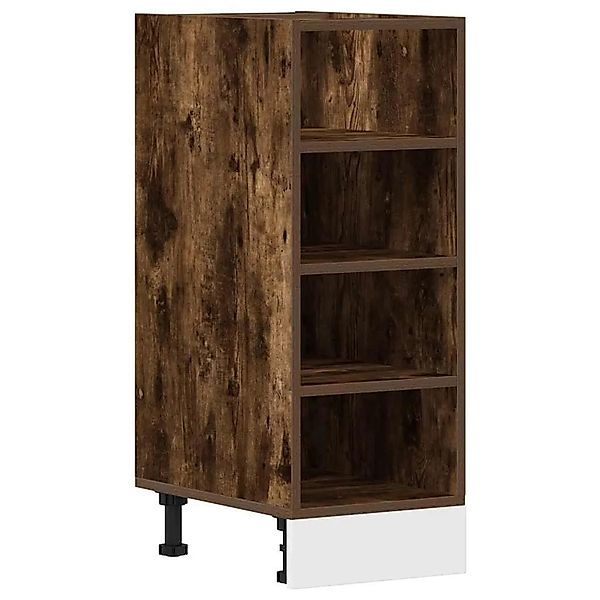 vidaXL Unterschrank Riga Räuchereiche 30x44,5x81,5 cm Holzwerkstoff 854197 günstig online kaufen