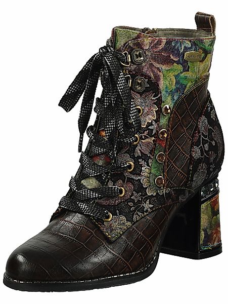 LAURA VITA Schnürstiefelette "LAURA VITA Stiefelette Leder/Textil" günstig online kaufen