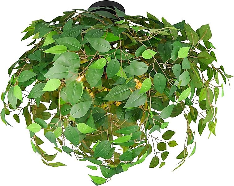 lightling Deckenleuchte Lea, ohne Leuchtmittel, IP20 Indoor, Stoffschirm, Ø günstig online kaufen