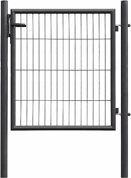 GARDEN N MORE Zauneinzeltür "Einzeltor Standard", (Set), 103 cm hoch, anthr günstig online kaufen