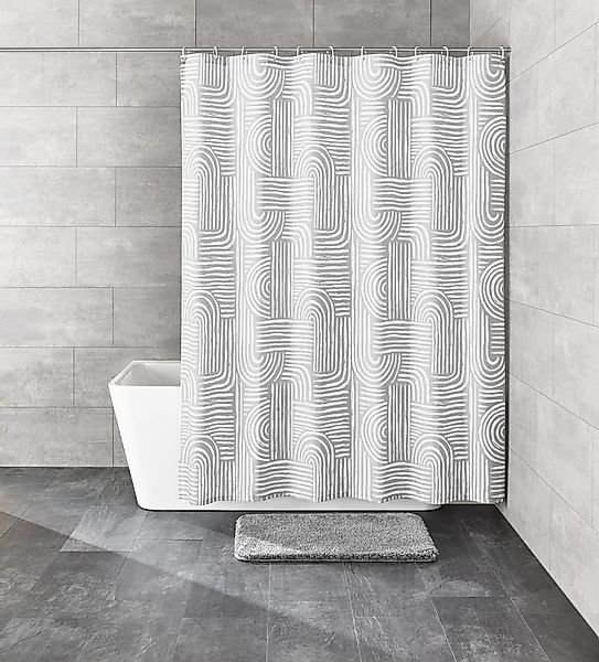 Kleine Wolke Duschvorhang Linja Breite 180 cm (Set) günstig online kaufen