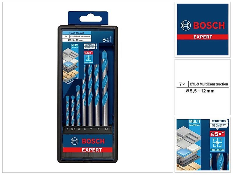Bosch Professional Bohrer- und Bit-Set EXPERT CYL-9 Multi Construction Bohr günstig online kaufen