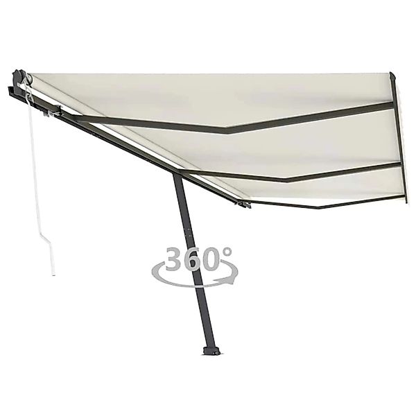 furnicato Standmarkise Automatisch 600x300 cm Creme günstig online kaufen