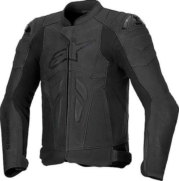 Alpinestars Motorradjacke Dusk Airflow perforierte Motorrad Lederjacke Wass günstig online kaufen