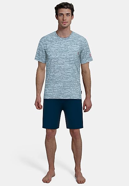 TOM TAILOR Shorty "Kilkenny", 2 Stk. Mit Muster, Kurzarm, Rundhalsausschnit günstig online kaufen