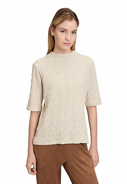 Betty Barclay Kurzarmshirt "Damen Strukturshirt mit Stehkragen" 1 Stk. tlg. günstig online kaufen