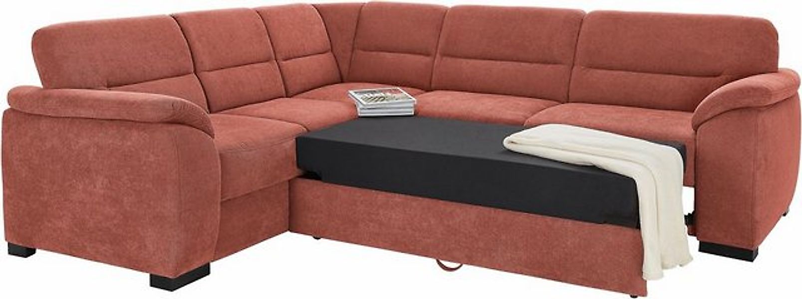 sit&more Ecksofa "Montego L-Form", wahlweise mit Bettfunktion und Schubkast günstig online kaufen