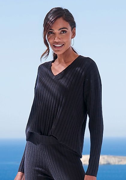 French Connection Strickpullover, mit V-Ausschnitt, Loungewear günstig online kaufen