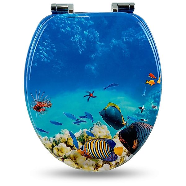Sanfino WC-Sitz "Coral Reef“ Premium Toilettendeckel günstig online kaufen
