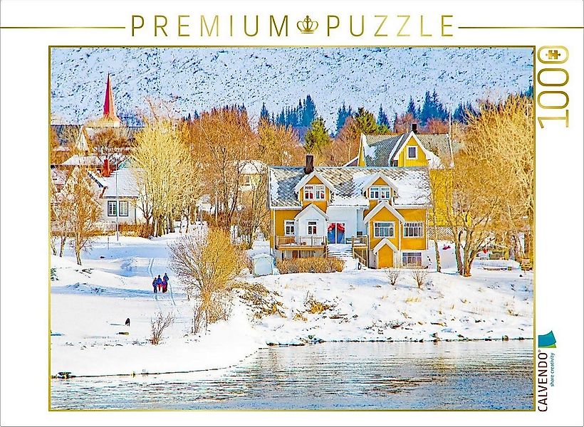 CALVENDO Puzzle CALVENDO Puzzle Norwegisches Dorf 1000 Teile Puzzle quer, 1 günstig online kaufen