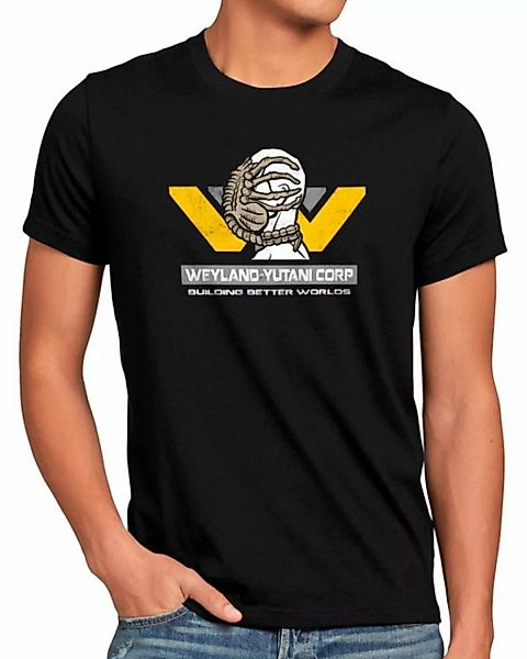 style3 Print-Shirt Herren T-Shirt Weyland-Yutani Corp xenomorph alien ridle günstig online kaufen