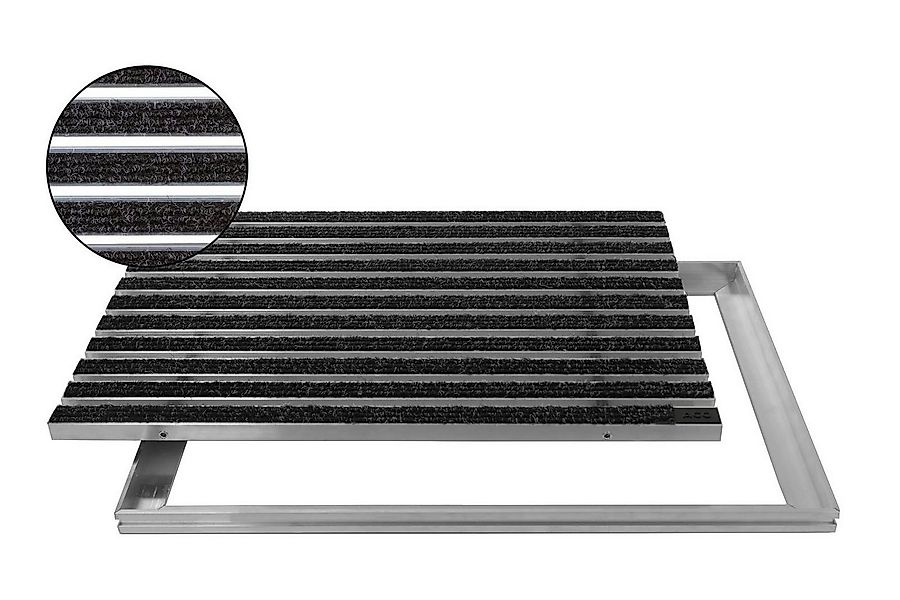 ACO Severin Ahlmann GmbH & Co. KG Fußmatte Eingangsmatte Vario + Rahmen Alu günstig online kaufen