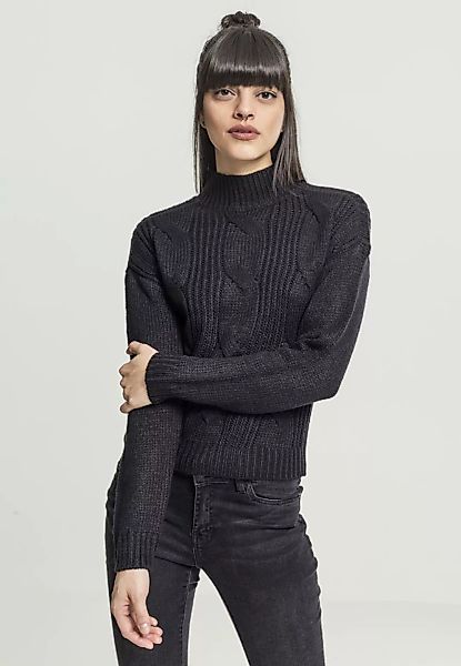 URBAN CLASSICS Kapuzenpullover "Damen Ladies Short Turtleneck Sweater", (1 günstig online kaufen