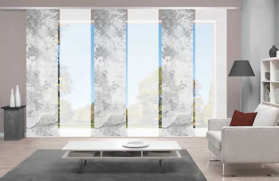 Vision S Schiebegardine »RAGUL 6er SET« Paneelwagen 6 Stk. tlg. Schiebevorh günstig online kaufen