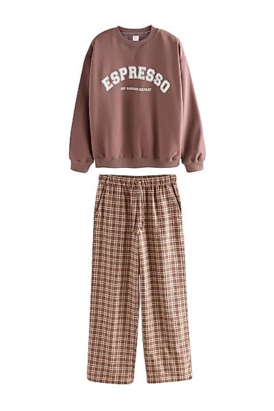 Next Pyjama Schlafanzug aus Flanell mit günstig online kaufen