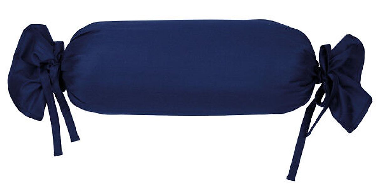 Janine Janine Mako-Satin Bettwäsche Colors 31001 marine Größe:  15x40 cm günstig online kaufen