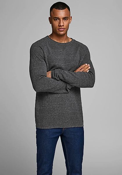 Jack & Jones Rundhalspullover "JJEHILL Einfarbiger Pullover mit angenehmem günstig online kaufen