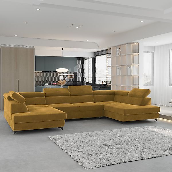 Masseno Ecksofa VINTESSA mit Schlaffunktion U-Form, günstig online kaufen