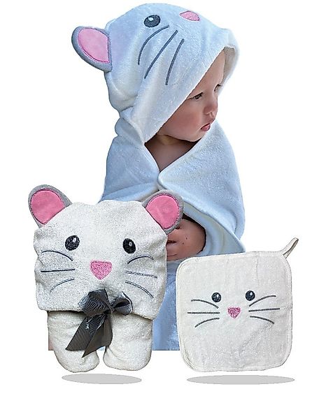 HECKBO Kapuzenhandtuch Maus inkl. Waschlappen, ab günstig online kaufen