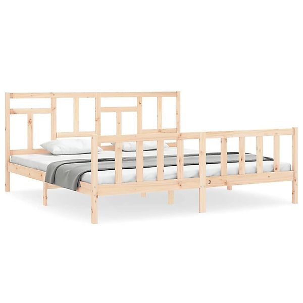 vidaXL Massivholzbett ohne Matratze 200x200 cm Kiefer 3193161 günstig online kaufen