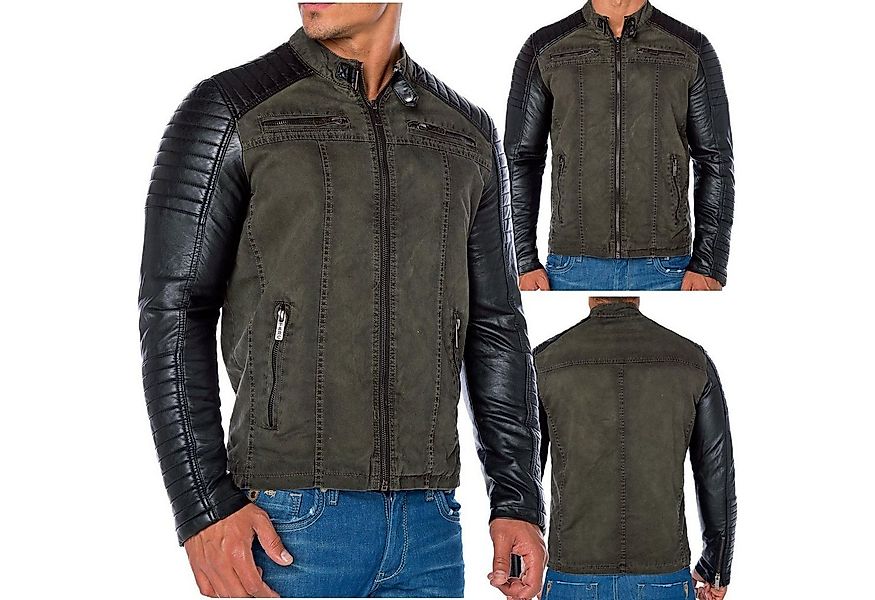 RedBridge Bikerjacke Premium Qualität Bikerjacke günstig online kaufen