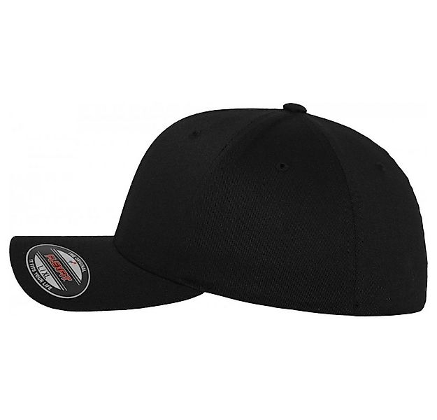 Flexfit Flex Cap Wooly Combed Cap black-grey - S-M (Packung) günstig online kaufen