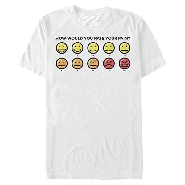 Disney - Baymax - Text Pain Rating - Männer T-Shirt günstig online kaufen