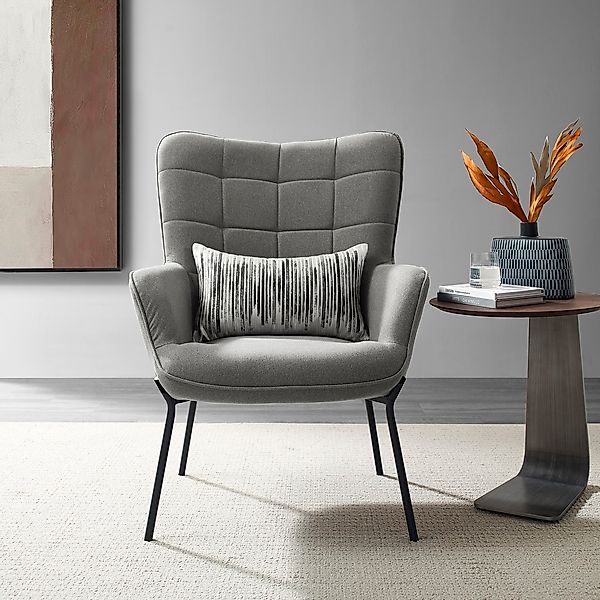 OTTO products Loungesessel »Luukas, Ohrensessel mit Metallbeinen,«, (1 St.) günstig online kaufen