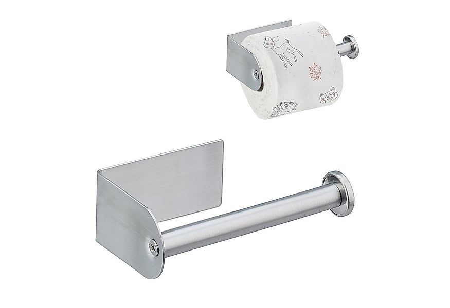 relaxdays Toilettenpapierhalter ohne Bohre günstig online kaufen