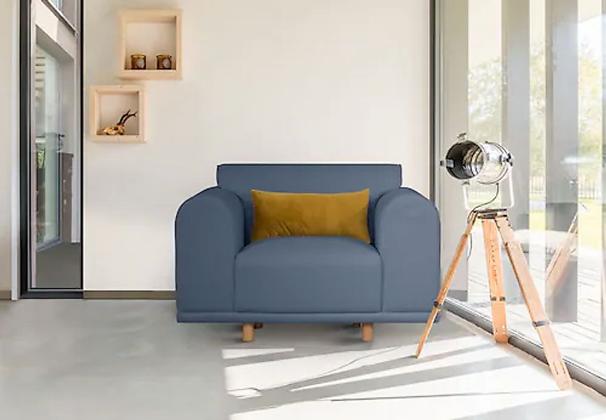 andas Loveseat »Maroon Sessel«, in skandinavischem Design, mit losem Kissen günstig online kaufen