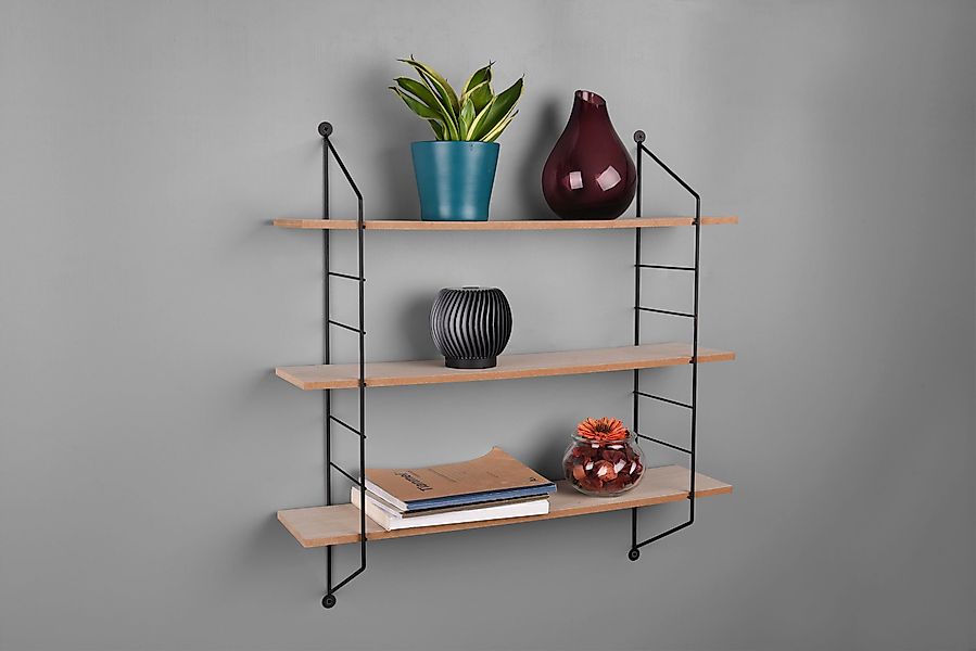 MIRRORS AND MORE Ablageregal »Clara« 1 Stk. tlg. Kombination aus Holz und M günstig online kaufen