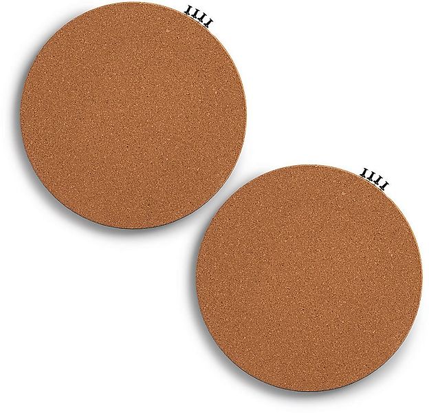 Zeller Present Pinnwand Pinboard, rund, Kork, 2-tlg., (Set, 2-tlg) günstig online kaufen