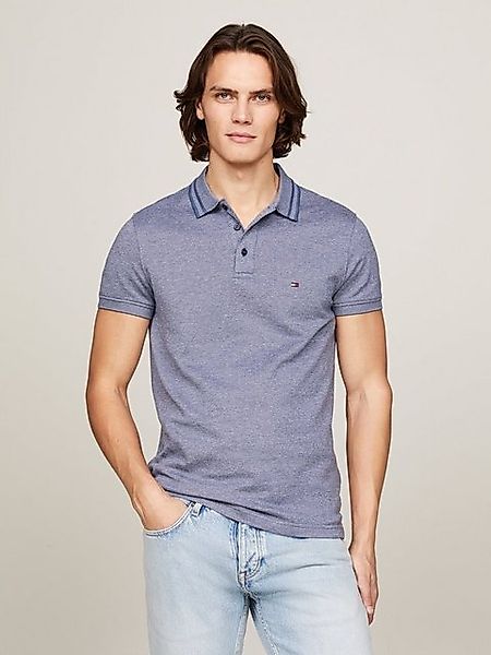 Tommy Hilfiger Poloshirt PRETWIST MOULINE SLIM FIT POLO mit melierter Optik günstig online kaufen