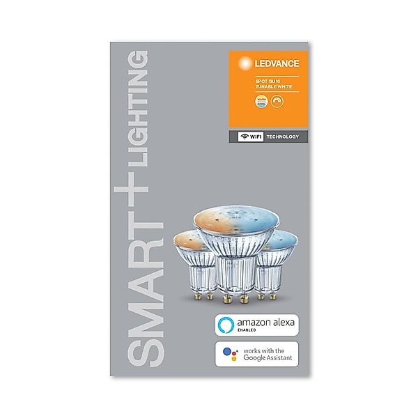 LEDVANCE SMART+ WiFi GU10-Reflektor 4,9W CCT 3er günstig online kaufen