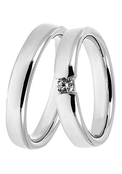 DOOSTI Trauring Schmuck Geschenk Silber 925 Trauring Ehering Partnerring LI günstig online kaufen