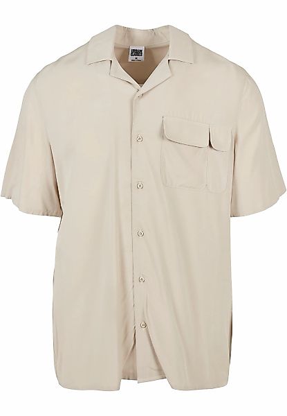 URBAN CLASSICS Langarmhemd "Urban Classics Herren Viscose Camp Shirt", 1 St günstig online kaufen