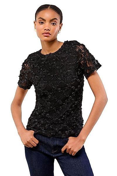 LIPSY T-Shirt Lipsy T-Shirt mit 3D-Spitzendetail, Regular (1-tlg) günstig online kaufen