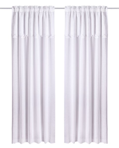 Home affaire Gardine "Riedbach" Multifunktionsband 1 Stk. tlg. mit floraler günstig online kaufen