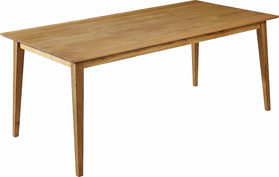 massivline&more Esstisch "Filippa", Gestell aus Massivholz günstig online kaufen