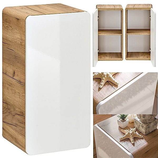Lomadox Unterschrank LUTON-56 Badezimmer hängend, Hochglanz günstig online kaufen