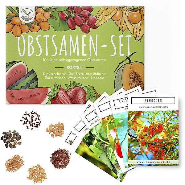 HappySeed Blumensamen Obst Samen Set mit günstig online kaufen