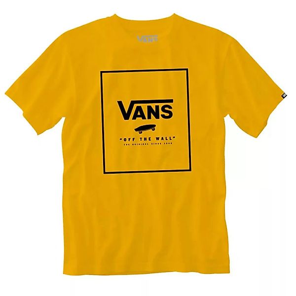 Vans Classic Print Box Kurzärmeliges T-shirt XS Saffron / Black günstig online kaufen