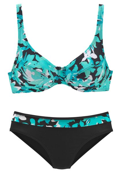 petite fleur Bügel-Bikini mit floralem Druck günstig online kaufen