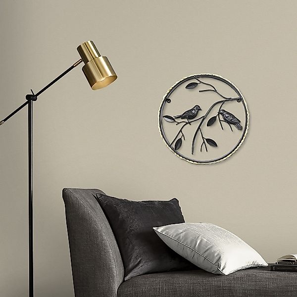 Art for the home Wandbild "Vogel" 1 Stk. tlg. Luxus Metal Art Wanddeko günstig online kaufen